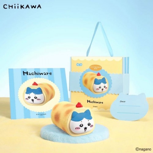 MarTUBE x Chiikawa 吉伊卡哇 蛋糕卷造型 暖手寶