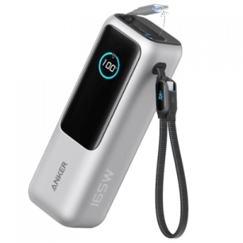 Anker 25K 165W 內建可伸縮電纜行動電源 A1695K41