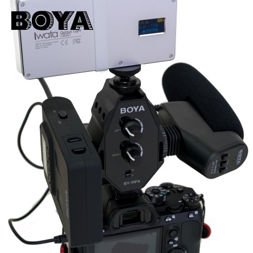 BOYA BY-MP4 便攜式機頂混音器