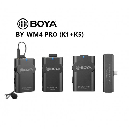 BOYA BY-WM4 Pro 雙通道無線收音系統 優惠套裝