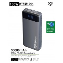 EGO HYPER² 30K 30000mAh 130W PD 行動電源