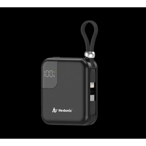 Hedonic 10000mah (38.5Wh) PD 3.0 22.5W Lightning & USB-C 流動充電池 CCC 認證 (二維碼) 