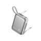 Hedonic PD 3.0 45W快充 10000mah流動充電池 (附嵌入式充電線) (3C認證QR Code)
