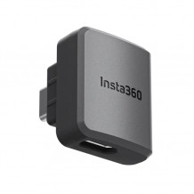 Insta360 Mic Adapter 充電音頻轉接件（橫拍）