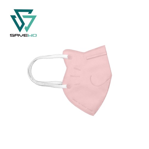 SAVEWO 3DMEOW FOR KIDULTS Pink 救世立體喵頑童防護口罩 粉紅色 (30片/盒 ，獨立包裝) (小顏人士適用)