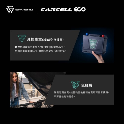 SAVEWO CarCell ECO D26-70L/R 救世汽車電池