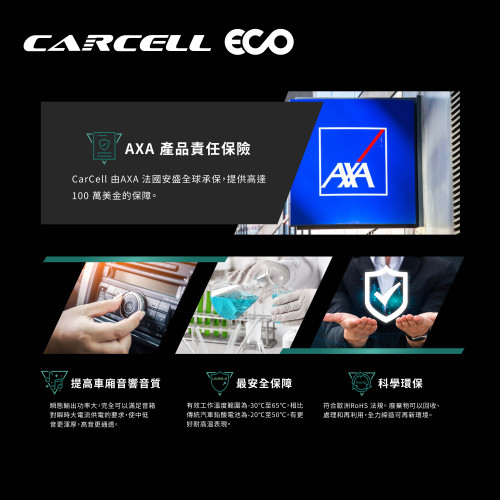 *優惠期免安裝費 $1799* CarCell ECO B19-45R 汽車啟停電池