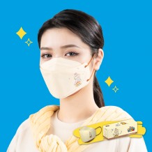 SAVEWO X《迪士尼 Tsum Tsum系列》3DMASK 超立體口罩 小鹿斑比 R Size 標準碼 (一盒兩款, 每款10件, 20件獨立包裝)