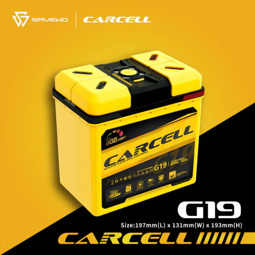 SAVEWO CarCell G19 Start & Stop Battery（LiFePO₄）救世汽車啟停電池
