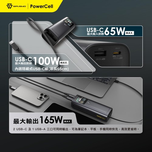 SAVEWO PowerCell PC20K1高性能大容量行動電源