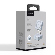 Ugreen 綠聯 2合1 無線充電板 Qi2 25W (W752-55960B) 