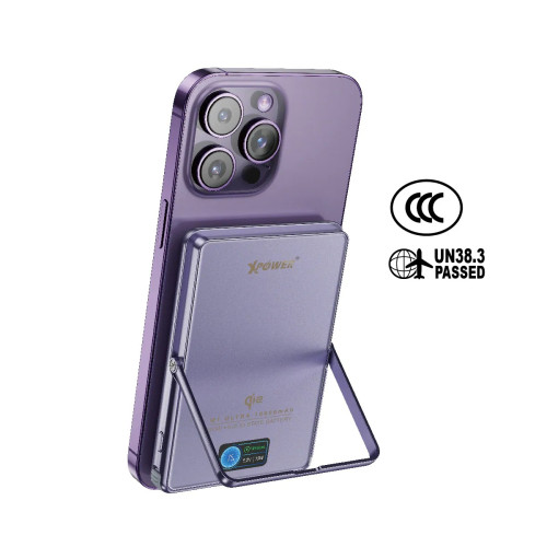 XPower M1 Ultra半固態3C版TFT 彩屏顯示 QI2 Magcharge 10000mAh磁吸行動電源 (3C可追溯二維碼)